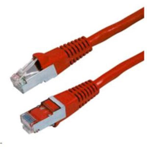 DYNAMIX PLR-AUGS-PP 0.3m Cat6A S/FTP Red Slimline Shielded 10G Patch Lead. 26AWG (Cat6 Augmented) 500MHz with Gold Plate Connectors. MID-YEAR CLEARANCE - Up to 30% OFF - NZ DEPOT