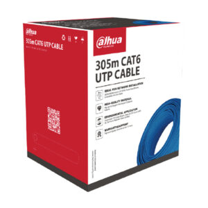 Dahua PFM920I-6UN-C Blue 305M UTP CAT6 CABLE ROLL Conductor: 0.53mm