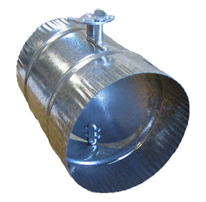 Halton PTS/A Inline damper metal 125dia tight shut off - PTS125* - Duct Fittings - Dampers - Plastic & Metal