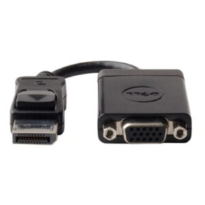 Dell 492-11715 DisplayPort to VGA Adapter 1 x VGA output - 15 pin HD D-Sub (HD-15) 1 x DisplayPort - 20 pin DisplayPor - NZ DEPOT