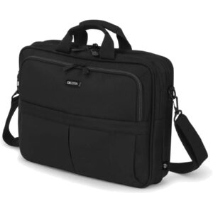 Dicota ECO Top Traveller Carry Bag for 14 15.6 inch Notebook Laptop Black Suitable for Business with shoulder strap A light notebook case with protective padding and smart storage NZDEPOT - NZ DEPOT