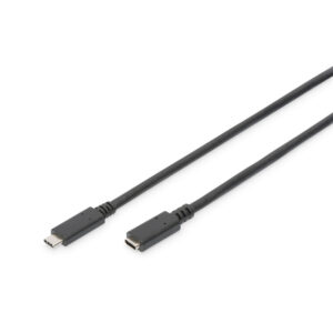 Digitus AK-300210-020-S USB Type-C (M) to USB Type-C (F) 2m Extension Cable - NZ DEPOT
