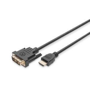 Digitus AK-330300-020-S HDMI Type A v1.3 (M) - DVI-D (M) Monitor Cable 2.0m - NZ DEPOT