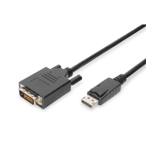 Digitus AK-340301-020-S DisplayPort (M) to DVI-D (M) 2m Monitor Cable - NZ DEPOT