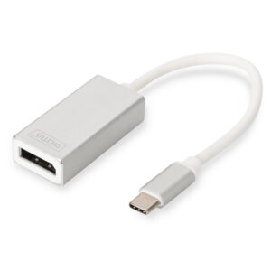 Digitus DA-70844 USB Type-C (M) to DisplayPort (F) Adapter Cable .2m - NZ DEPOT