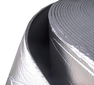 Thermobreak AcoustiPlus BlackFoil 15mmx1.2m /sqm (24sq/roll) - TBAP15 - Duct - Duct Manufacturing Supplies