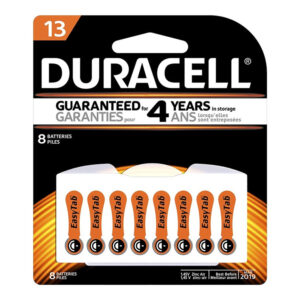 Duracell Hearing Aid 13 Battery - Pack of 8 - NZ DEPOT