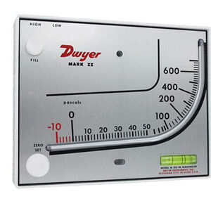 Dwyer Mark2 M-700Pa Manometer 10-0-700Pa - MANOA1-700PA - Duct System Design - Test Equipment & Tools