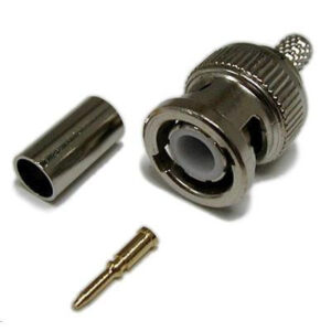 Dynamix BNC-CTC75 BNC RG59 / 62 Crimp Connector 3 piece for TV or CCTV applications - NZ DEPOT