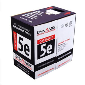Dynamix C-C5EXDS-SLDBK 305m Cat5E UTP EXTERNAL Dual Sheath Solid Cable Roll 100MHz