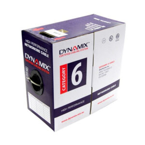 Dynamix C C6 ST R BLUE 305m Cat6 Blue UTP STRANDED Cable Roll 250MHz 24AWGx4P PVC Jacket. Supplied in Easy Pull Box NZDEPOT - NZ DEPOT