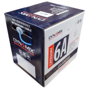 Dynamix C-C6A1-SLDBLUE 305m Cat6A Blue S/FTP Cable Roll