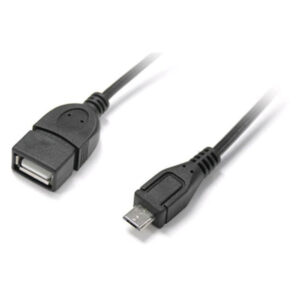 Dynamix C-U2-OTG 10cm USB 2.0 Micro B Male to Type A Female Adapter - OTG compatible - On-The-Go cable - NZ DEPOT
