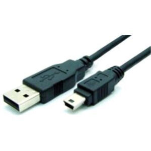 Dynamix C-U2AMB-03 0.3M USB2.0 Type Mini B (5pin) Male to Type A Male Connectors. - NZ DEPOT