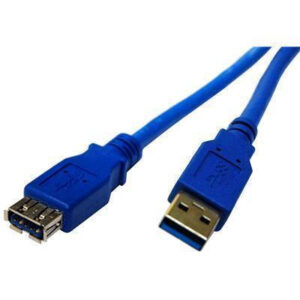 Dynamix C-U3-1 1M USB3.0 Type A Male to Female Extension Cable. Colour Blue - NZ DEPOT