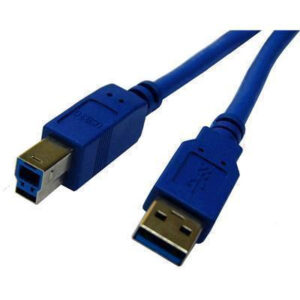 Dynamix C-U3AB-1 1M USB3.0 Type A Male to Type B Male Cable - Colour Blue - NZ DEPOT