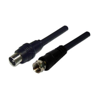 Dynamix CA-FRF-2 2M RF PAL Male to F Type Male Coaxial Cable - NZ DEPOT