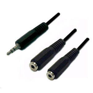 Dynamix CA-STY-02 Dynamix 20cm Stereo Y Cable 3.5mm Plugs - NZ DEPOT