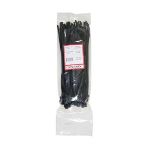 Dynamix CAB250B 250mm x 4.8mm Cable Tie (Packs of 100) BLACK Colour - UV Resistant - NZ DEPOT