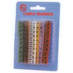 Dynamix CABM01 Colour Coded Cable Markers pack of 100. Fit for O.D. 4 5.5mm NZDEPOT - NZ DEPOT