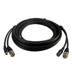 Dynamix CCRG59WP-5 5m BNC Male to Male with 2.1mm Power Cable Male/Female. 75ohm Coax Cable with 0.75mm Power Cable. for security cameras - NZ DEPOT