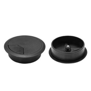 Dynamix CG60BK 60mm Round Desk Grommet Easily & Neatly Store Your Power