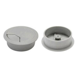 Dynamix CG60GY 60mm Round Desk Grommet. Easily & Neatly Store your Power