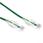 Dynamix PLSG-C6-1.5 1.5m Cat6A 10G Green Ultra-Slim Component Level UTP Patch Lead (30AWG) with RJ45 Unshielded 50