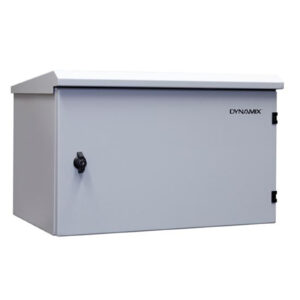 Dynamix RODW6-600 6RU Outdoor Wall Mount Cabinet. External Dims 600Wx600Dx6U IP65 rated. Lockable frontdoor. No fans or filters. Wall mount included. Made from rolled steel. Grey - NZ DEPOT