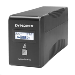 Dynamix UPSD650 Defender 650VA 390W Line Interactive UPS 936 JoulesSurgeProtection2xNZPowerSockets Netguard Smart Monitoring Software USB Cable Included. 2 Year Warranty. NZDEPOT - NZ DEPOT