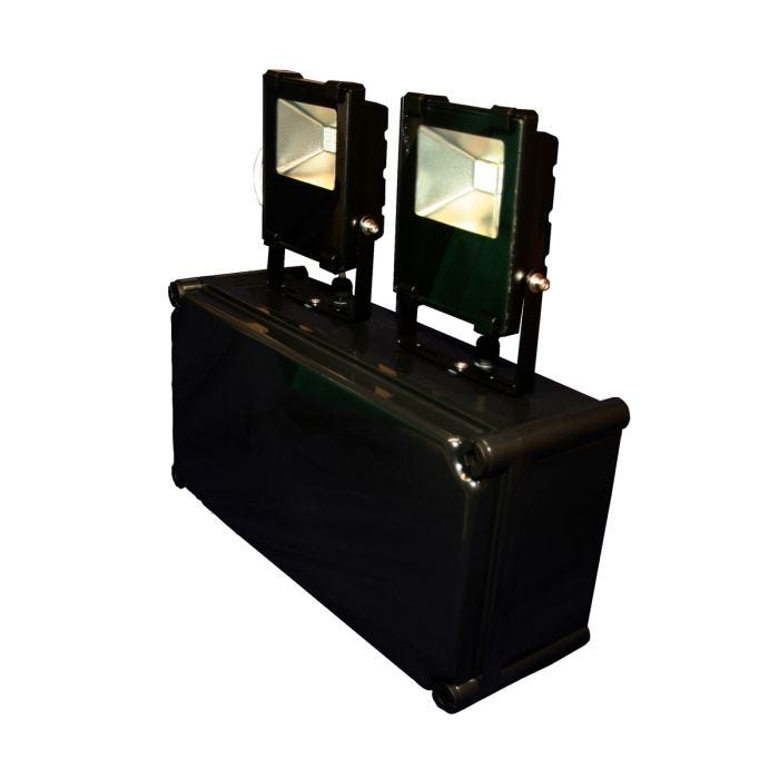 E&E 2 x 3W LED Emergency Weatherproof Floodlight Lithium Battery 334.28 🤩