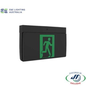 E&E 3W LED Exit All in One Wall/Ceiling Mount Lithium Battery - CS-EXLEDLBK-NZ -  -  - Emergency & Exit Lighting