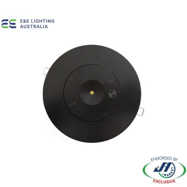 E&Amp;E 3W Led Recessed Emergency D40 Lithium Battery Black Finish - Cs-Emlitelbk-Nz -  -  - Emergency &Amp; Exit Lighting