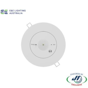 E&E 3W LED Recessed Emergency D40 Lithium Battery - CS-EMLITEL-NZ -  -  - Emergency & Exit Lighting