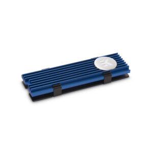 EKWB EK-M.2 NVMe Heatsink - Blue - Sony PS5 Compatible - NZ DEPOT