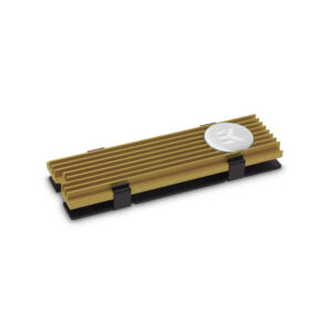 EKWB EK-M.2 NVMe Heatsink - Gold - Sony PS5 Compatible - NZ DEPOT