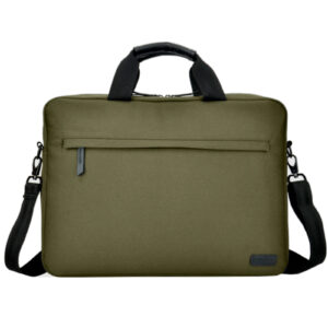 EVOL RECYCLED 15.6 LAPTOP BRIEFCASE OLIVE - NZ DEPOT