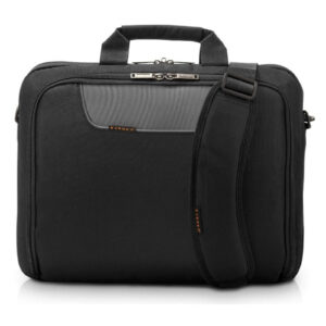 Everki EKB407NCH Notebook Bag Advance Briefcase 16" Charcoal Nylon 1000D Separate Zippered Accessory Pocket - NZ DEPOT