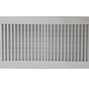 Buy Floor Register - White Metal Louvered 150x350mm FRWH614 Online - Floor Grilles - 2 - NZ Depot Trade