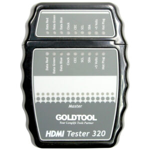 Goldtool HDMI Cable Tester - Check & Troubleshoot the PIN Connections of HDMI Cables Quickly & Easily - 9V Battery & Case Included - NZ DEPOT