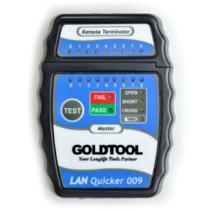 Goldtool LAN Quick Tester Can Test RJ45/UTP - RJ45 / STP Cabling - OPEN