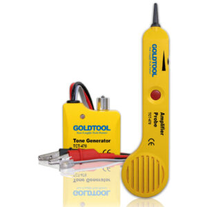 Goldtool Tone Generator & Probe Kit - Trace Wire Paths & Identify Cables - Diagnose Common Problems in Telephone