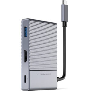 HyperDrive GEN2 6-in-1 USB-C Hub with 2X Speed & 2X Power Silver - NZ DEPOT