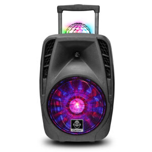 IDANCE Groove 426 Bluetooth Trolley Speaker with Mic 500W Max output Disco ball front mounted RGB Lighting Wired Mic NZDEPOT - NZ DEPOT