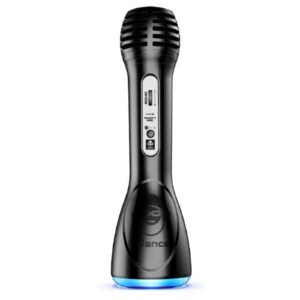 IDANCE PM6BK Bluetooth Wireless Karaoke Party Microphone - BLACK - NZ DEPOT