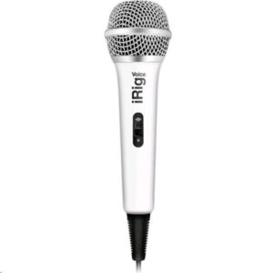 IK Multimedia iRig Voice iOs/Android Handheld Microphone - White - NZ DEPOT