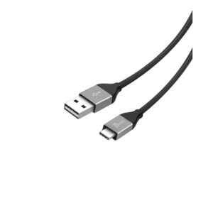J5create Premium Aluminum 1.2M Black Type-C To USB 5V 3A 15W Charging Cable