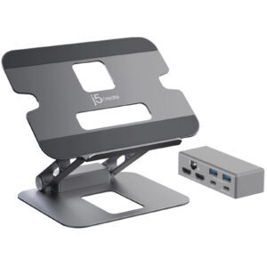 J5create USB-C 100W PD3.0 Dual 4K HDMI Laptop Docking Stand - NZ DEPOT