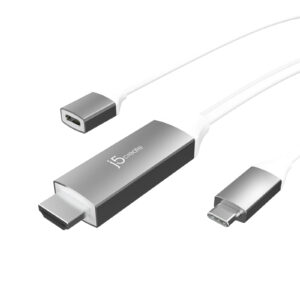 J5create USB-C to 4K HDMI Cable with 100W Power Delivery Pass Through - NZ DEPOT