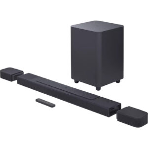 JBL Bar 1000 880W 7.1.4 Channel Soundbar with Detachable Surround Speakers & 10" 300W Wireless Subwoofer - HDMI eARC + Optical + Bluetooth + WiFi - AirPlay